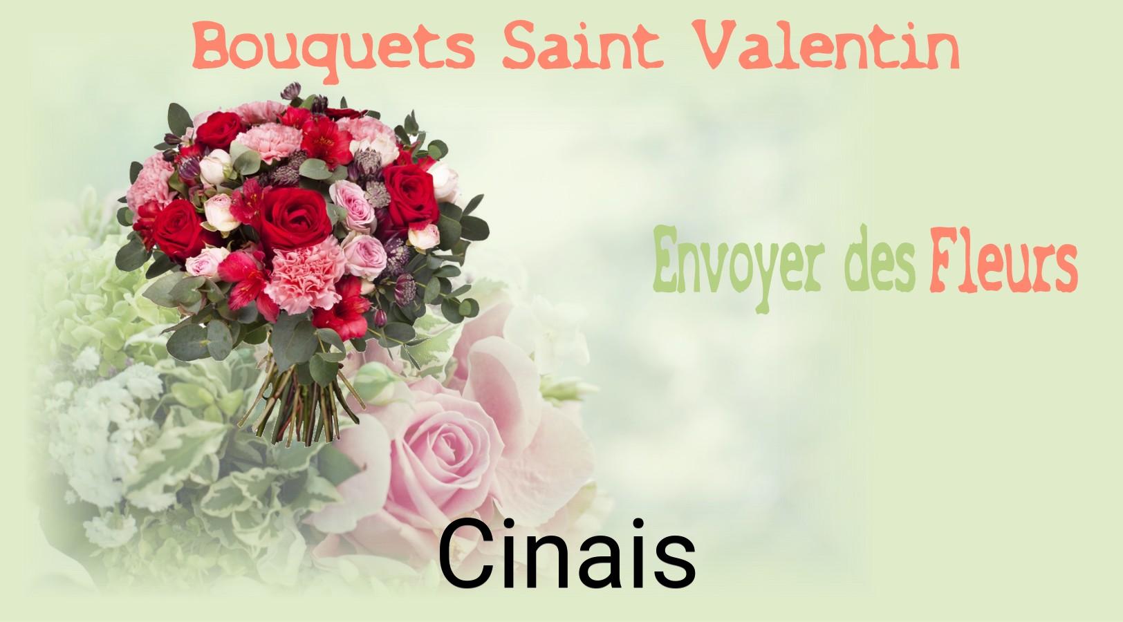 Roses de Saint-Valentin livrées à Cinais